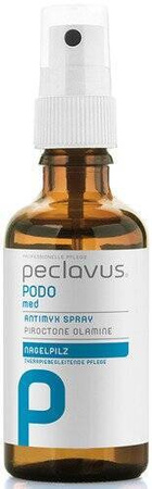 Peclavus PODOmed AntiMYX Spray na grzybicę z piroktonem olaminy, 50 ml