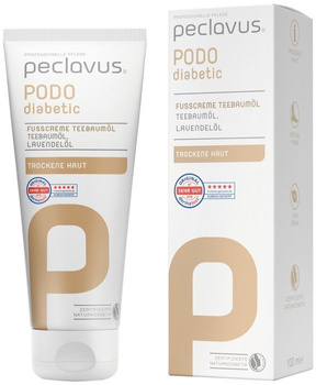 Peclavus® PODOdiabetic – krem do stóp z olejkiem drzewa herbacianego, 100 ml