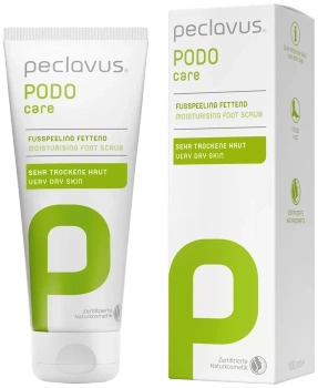 peclavus® PODOcare natłuszczający peeling do stóp 100 ml